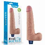 VIBRACIJSKI PENIS Lovetoy Real Softee Flesh 10''