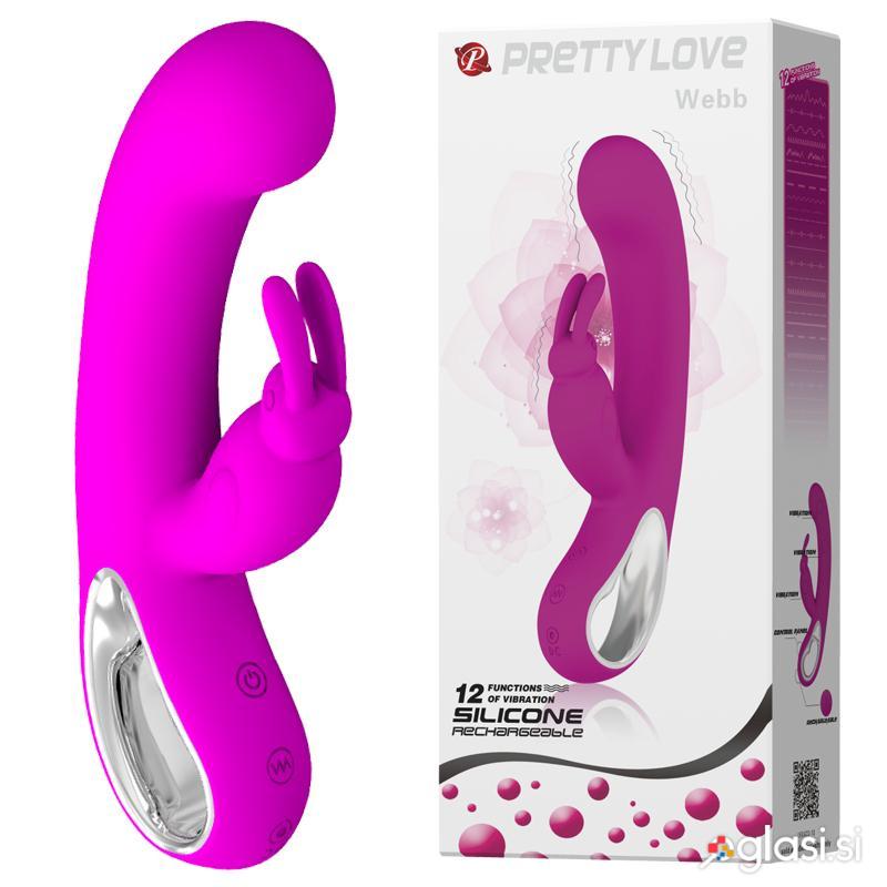 VIBRATOR RABBIT Pretty Love Webb Pink