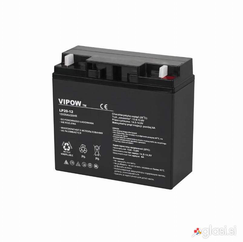 12V baterija 20Ah ciklični gel akumulator AGM za UPS