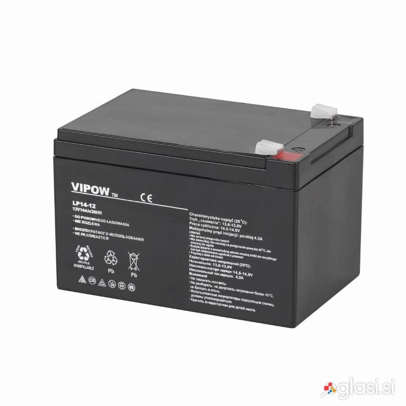 12V baterija 14Ah ciklični gel akumulator AGM za UPS