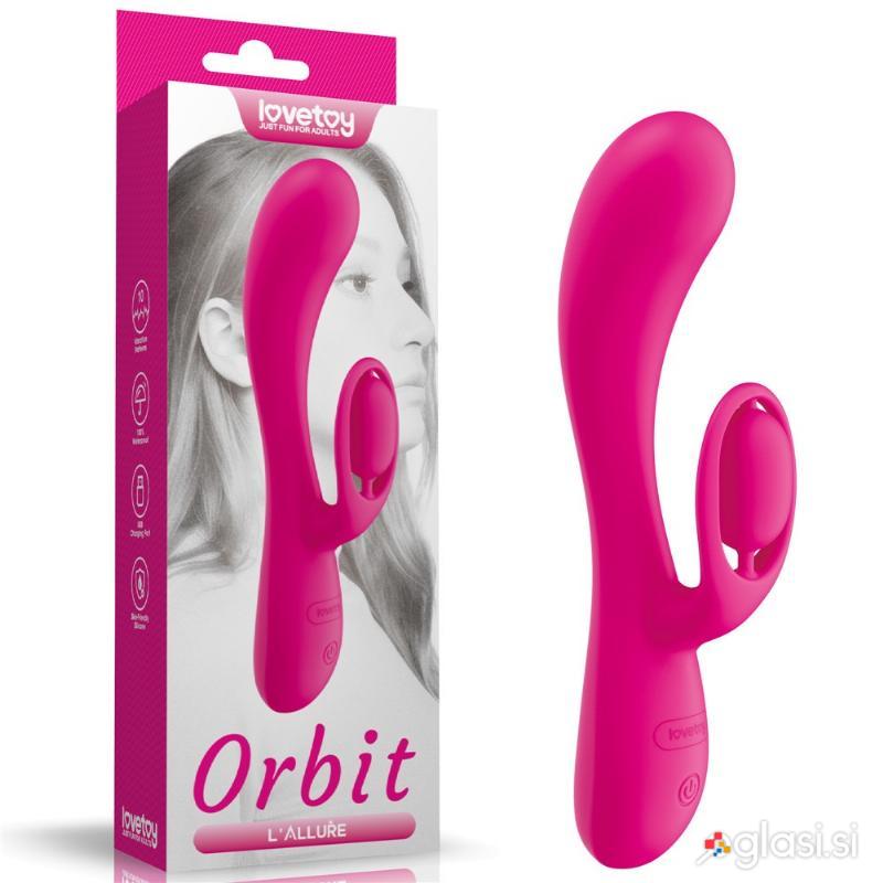 VIBRATOR RABBIT Lovetoy L'Allure Orbit Pink