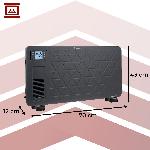 2300W WIFI pametni električni konvektorski grelec LCD + APP in daljinec črn