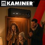 2000W keramična stenska WIFI električna grelna zračna zavesa LCD APP + daljinec 