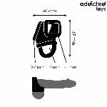 EREKCIJSKI OBROČEK Addicted Toys Penis Cage Black
