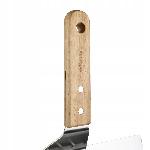 Močan inox lopar za pico 47cm leseno držalo + silikonska rokavica