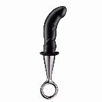 STIMULATOR PROSTATE NMC Silicone With Handle 4''