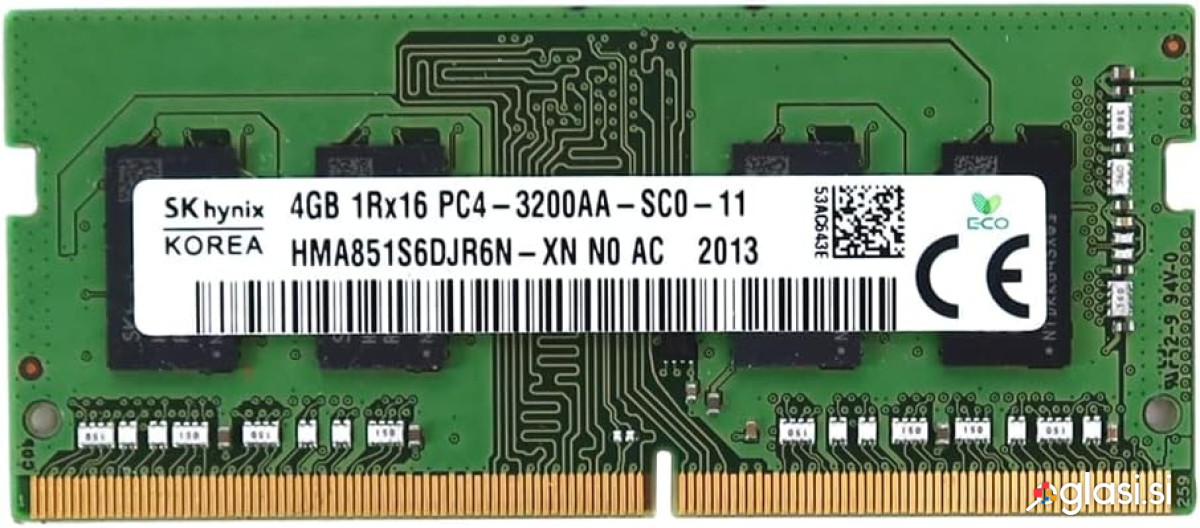 Pomnilnik RAM DDR4 SKHYNIX SoDimm 8GB (2x4GB) 3200 MHz za prenosnik