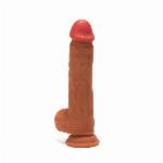 DILDO X-MEN Dual Layered Brown 8,8''     