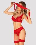 PREVEZA Obsessive Blindfold Red