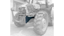 UNIVERZALNI KIT PREDNJA ČELNA HIDRAVLIKA 2KAT ZA TRAKTOR 1500kg RDEČA
