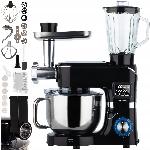 id-3109 3v1 2300W planetarni mešalnik robot LCD z ogrevano posodo črn 6,2L