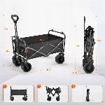 Zložljiv transportni voziček buggy za plažo in kampiranje 88cm