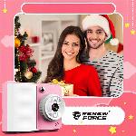 Otroški LCD instant fotoaparat s tiskalnikom + 3 trakovi roza