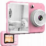 Otroški LCD instant fotoaparat s tiskalnikom + 3 trakovi roza