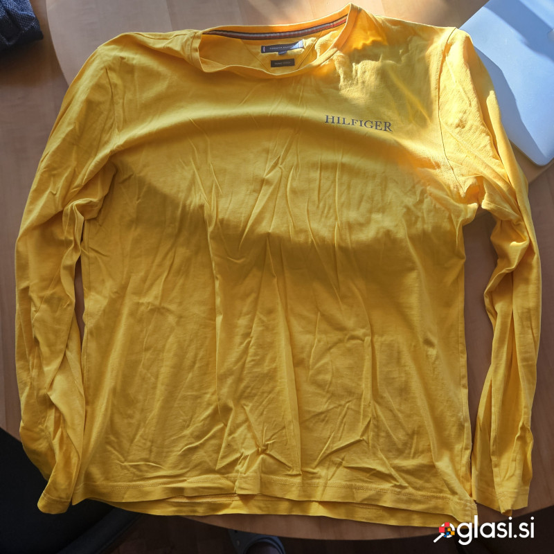 TOMMY HILFINGER pulover, rumen, XL ali XXL, nov, prodam za pol cene