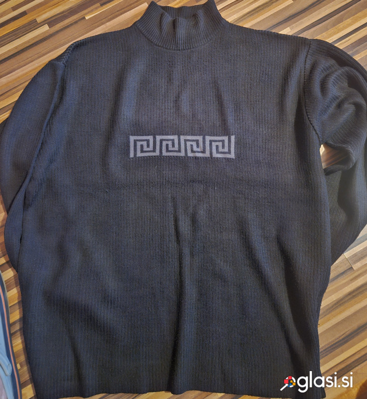 PULOVER GUCCI, črn, kašmir, volna
