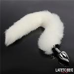 ANALNI ČEP Latetobed BDSM Line Fox Tail White