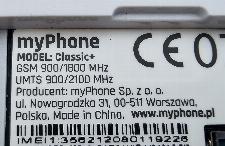 MyPhone Classic +  Klasični mobilni telefon