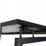 Večnamenska zložljiva lesena miza črna 80x75x40cm