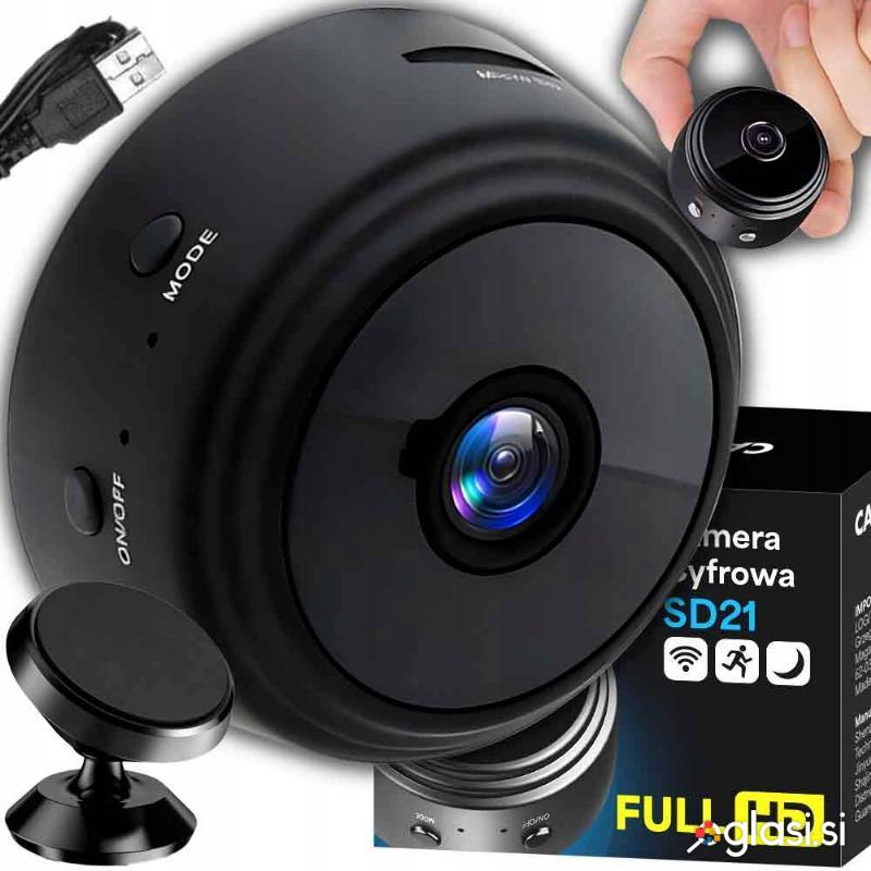 Aku. mini WIFI Full HD spletna spy kamera z magnetom