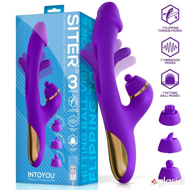 VIBRATOR RABBIT Intoyou Siter 2.0 Purple