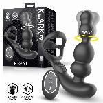 STIMULATOR PROSTATE Z EREKCIJSKIM OBROČKOM Intoyou Klark Black