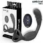 STIMULATOR PROSTATE Z EREKCIJSKIM OBROČKOM Addicted Toys Remote Control