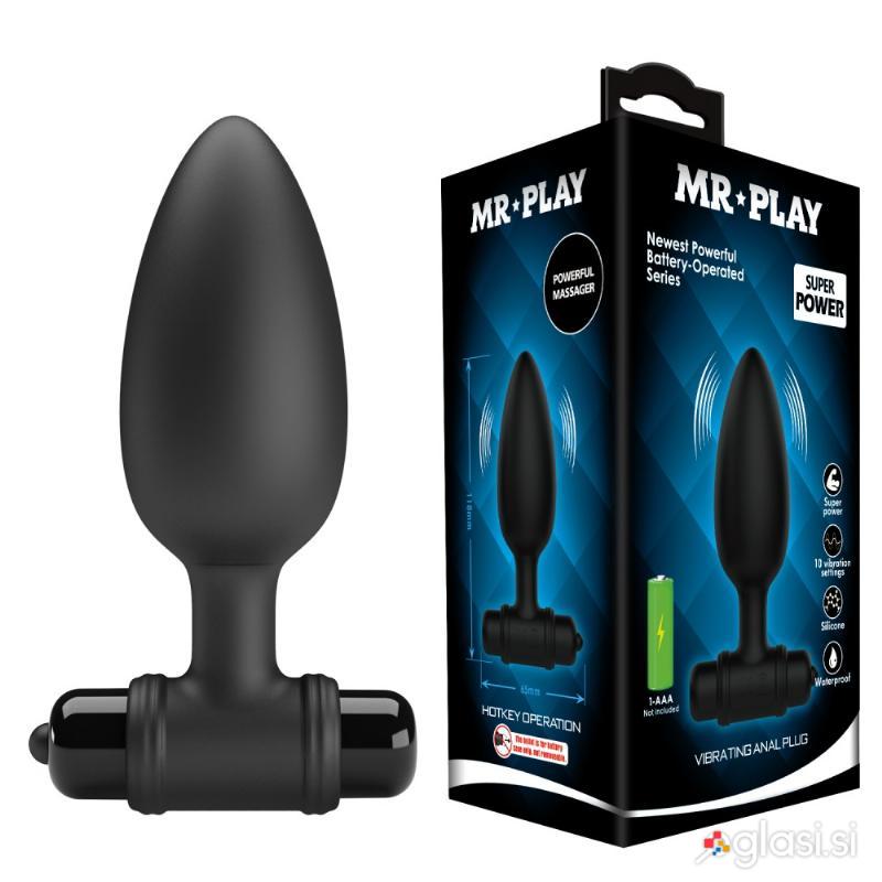 VIBRACIJSKI ANALNI ČEP Mr. Play VI