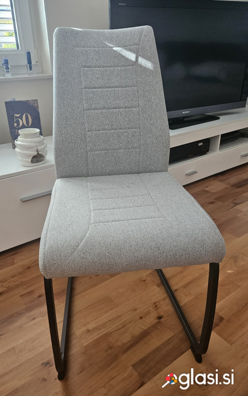 12 STOLOV, novi, sivi iz ITALIJE