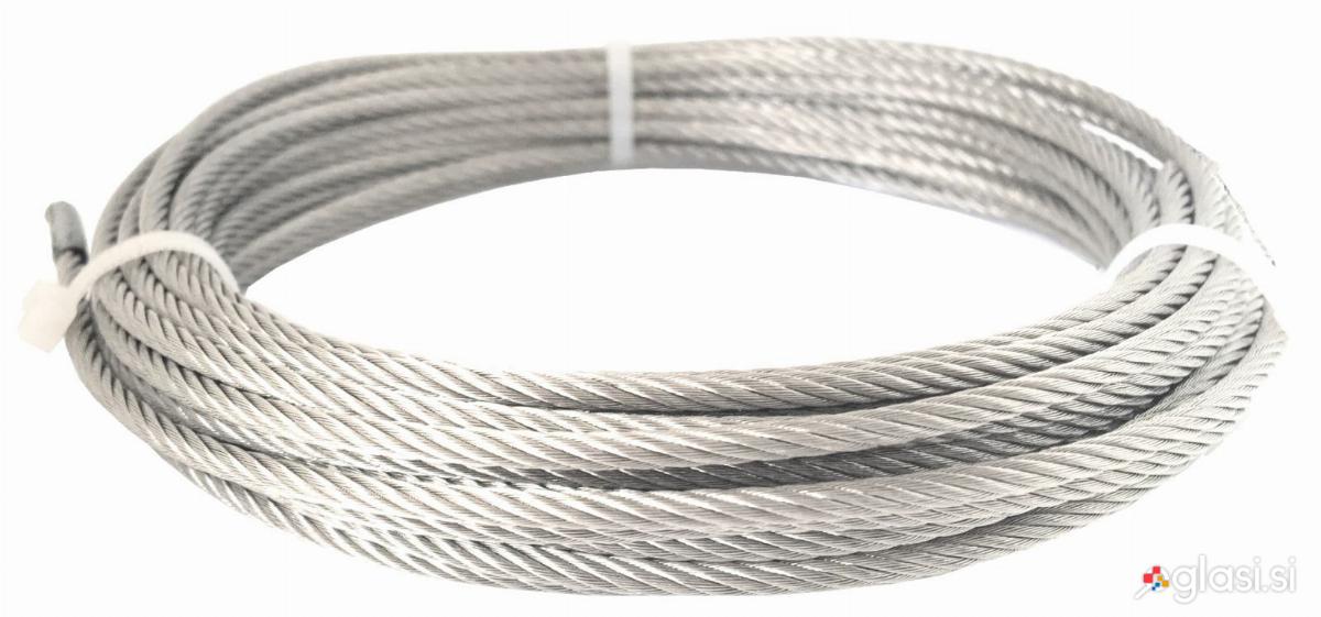 Inox jeklena vrv 8 mm