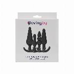 KOMPLET ANALNIH ČEPOV Loving Joy Training Kit Black