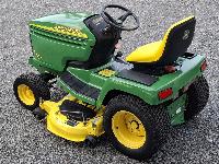 John Deere Dizel GX 355 D Dizel Vrtni traktor kosilnica + milcar