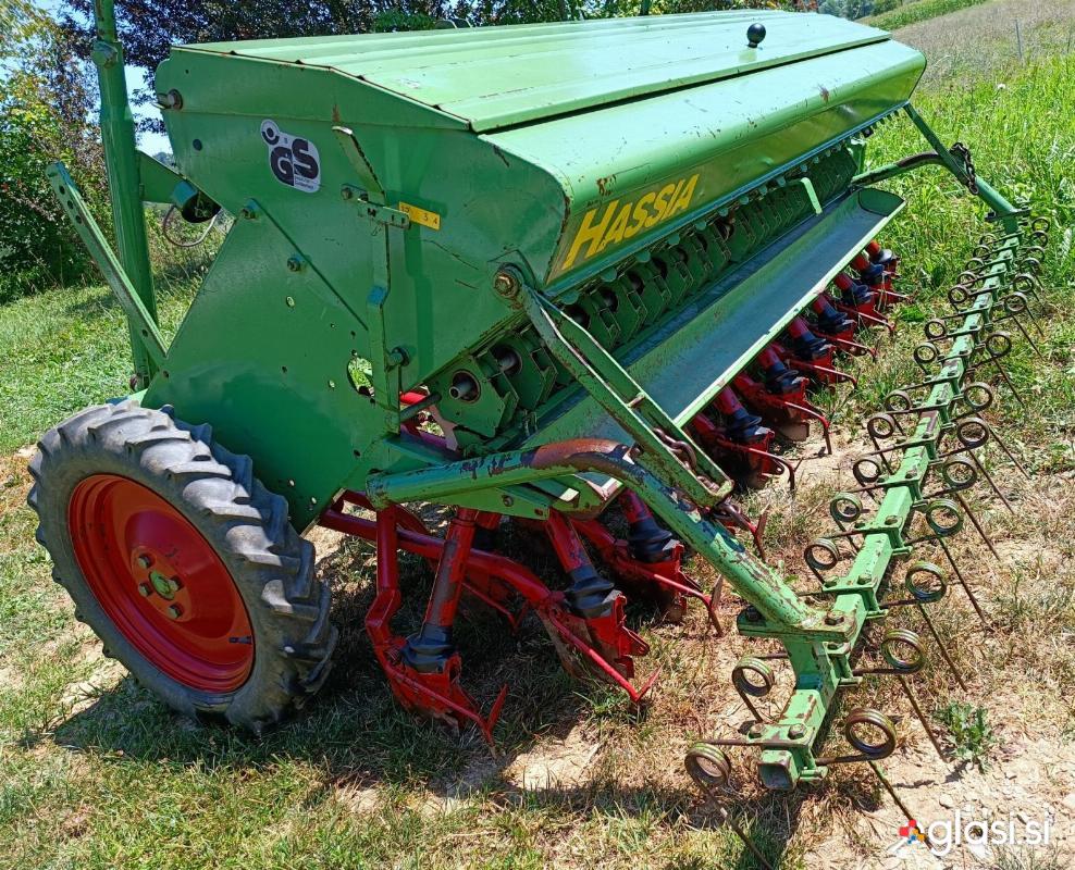Sejalnica za žita Hassia DL 2,5/20 VARIO,markerji, zagrinjala, ODLIČNA