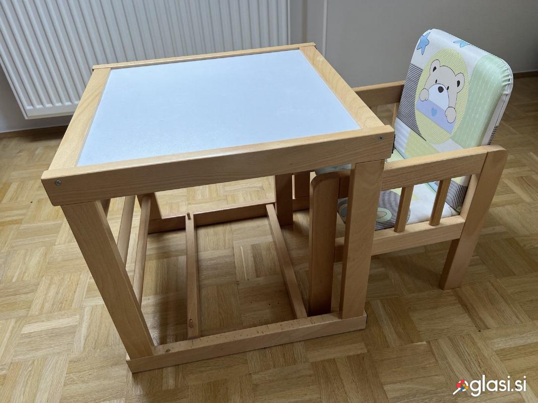 Kombiniran stol za hranjenje