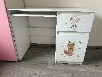 Otroška postelja 90x180 in pisalna miza 96x50x76cm