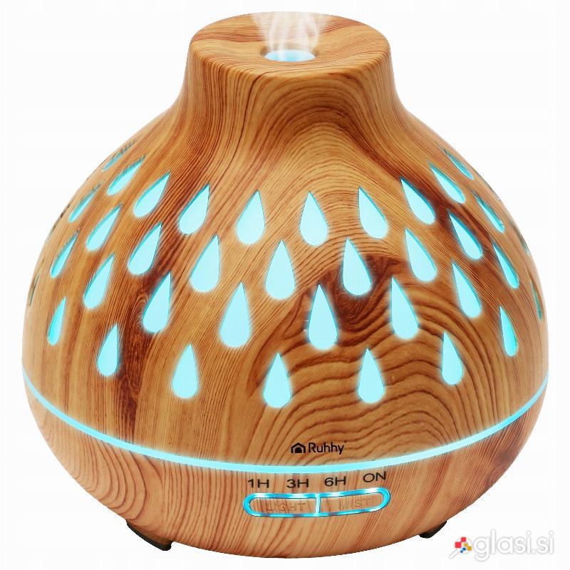 10W LED RGB ultrazvočni vlažilec zraka aroma difuzor 400ml izparjevalnik