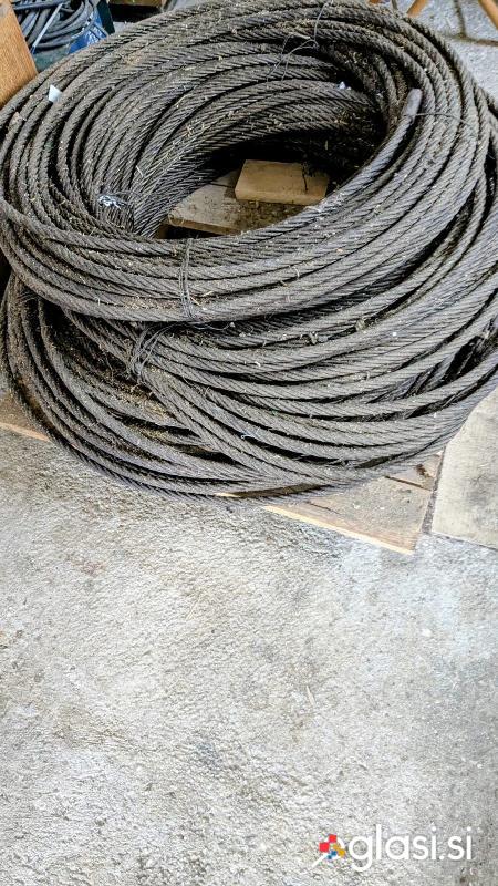 Jeklenica, pletena vrv, zajla