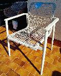 Vrtni fotelj Rope/š+g+v: 67x63x85, kupljen v Bauhaus, povsem nov!