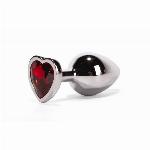 ANALNI ČEP X-MEN Secret Shine Heart Red (M)