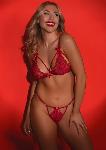 KOMPLET Daring Intimates Blushing Romance Red