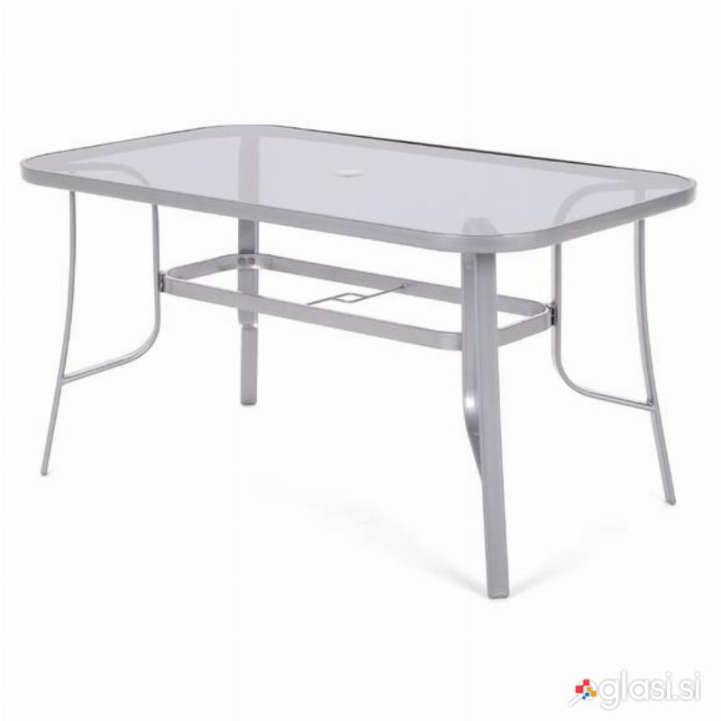 Aluminijasta vrtna miza