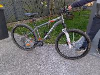 ROCKRIDER  Grafitno / rdeče / belo MTB 120 (M 165-175cm)