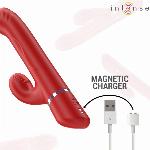 VIBRATOR RABBIT Intense Lele Rotating & Oscillating Red