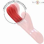 VIBRATOR RABBIT Intense Lele Rotating & Oscillating Red