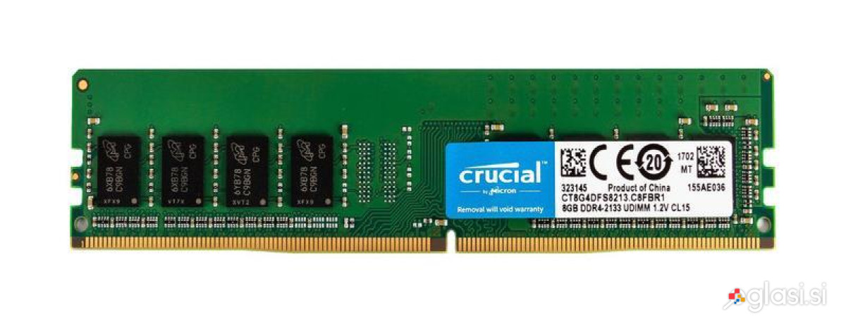 Pomnilnik RAM DDR4 8GB Crucial CT8G4DFS8213