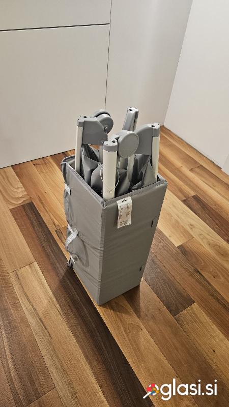 Prenosna posteljica / stajica Joie + dodatna vzmetnica po meri