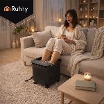 550W ogrevana hidromasažna kad za noge in stopala LCD črna