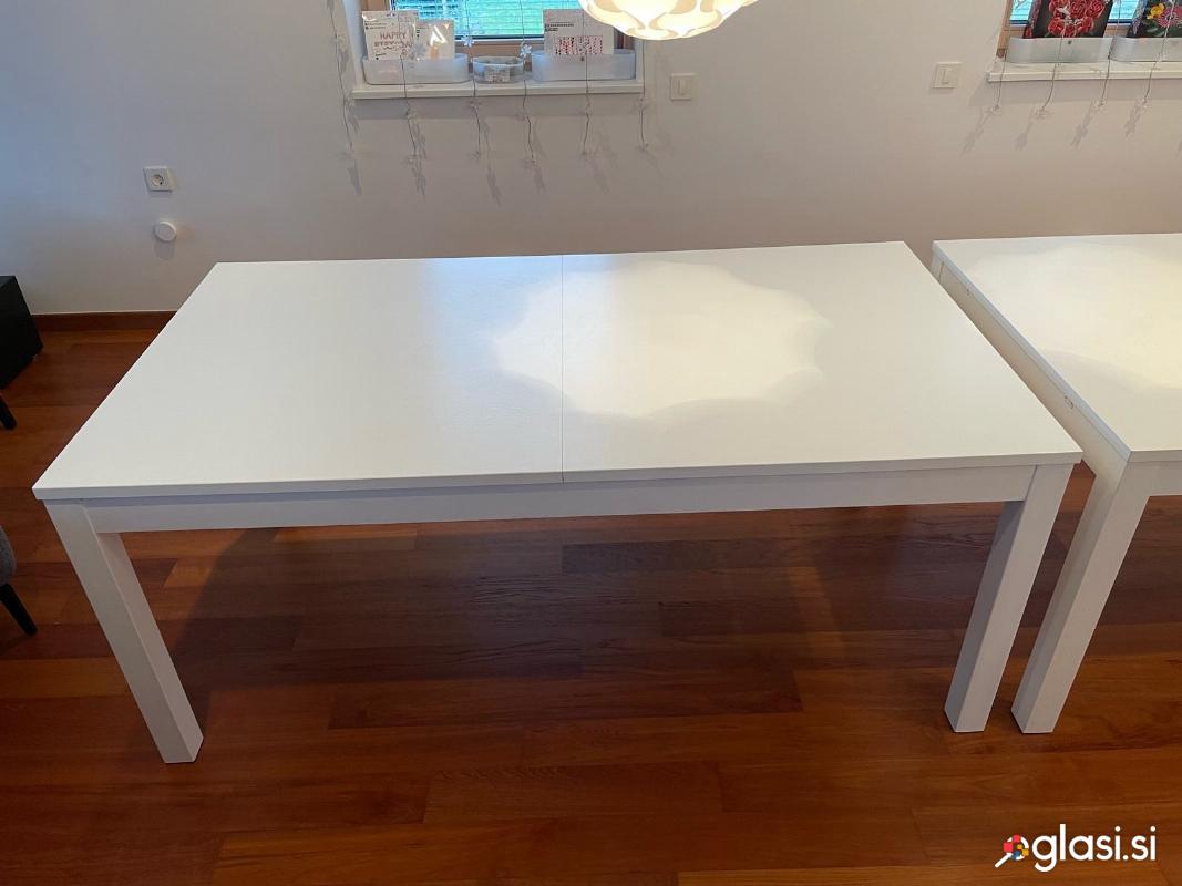 Miza jedilna Ikea 175 x 95 raztegljiva na 260 (pobarvana)