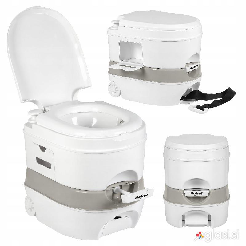 Prenosni modularni kemični WC za kampiranje 24+20L stranišče na splakovanje