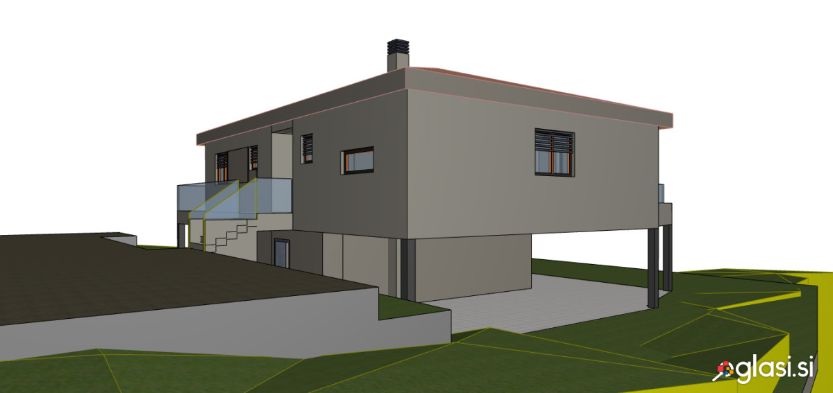 Gradbena parcela 918m2 z veljavnim gradbenim dovoljenjem - HR